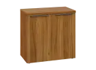 SIN 2 - 8D kancelářská skříň, 2-dveřová, 770x800x400, ořech světlý